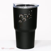 French Bulldog Flower Fly Dandelion Funny Dog Lovers Tumbler thumb 0