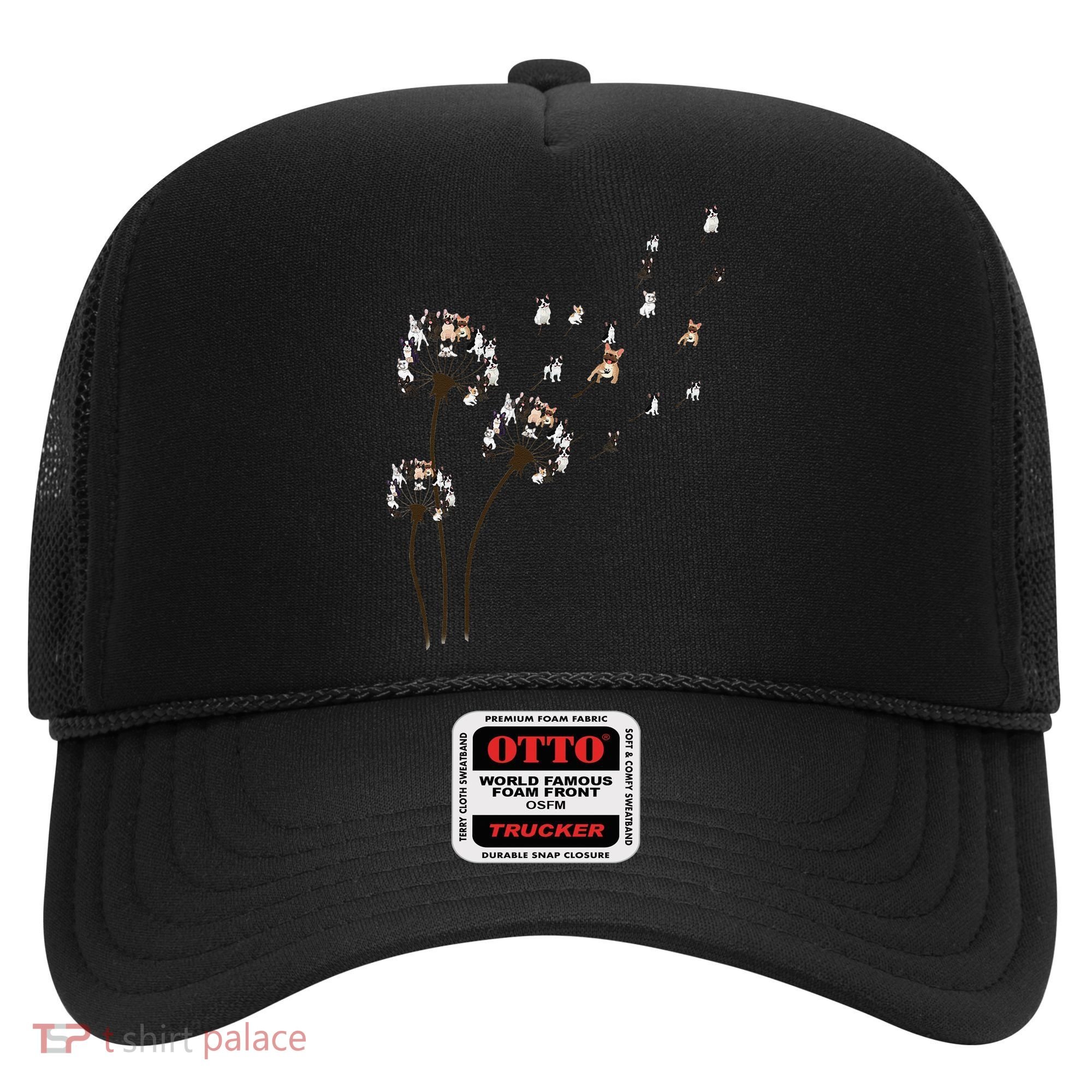 French Bulldog Flower Fly Dandelion Funny Dog Lovers Hat