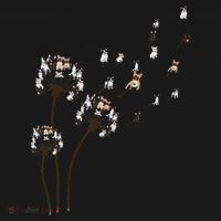 French Bulldog Flower Fly Dandelion Funny Dog Lovers Visor thumb 3