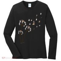 French Bulldog Flower Fly Dandelion Funny Dog Lovers Women's Long Sleeve Shirt thumb 0