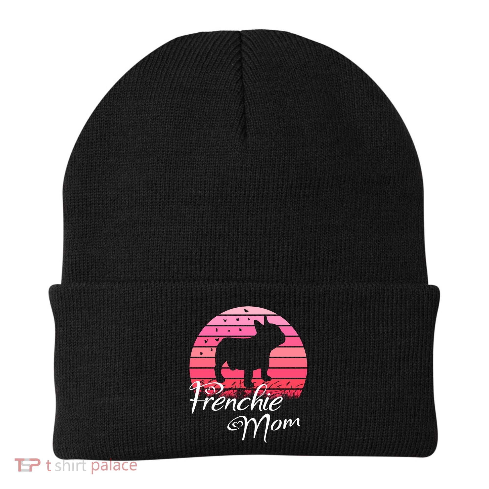 French Bulldog Frenchie Mama Dog Sayings Gift Beanie