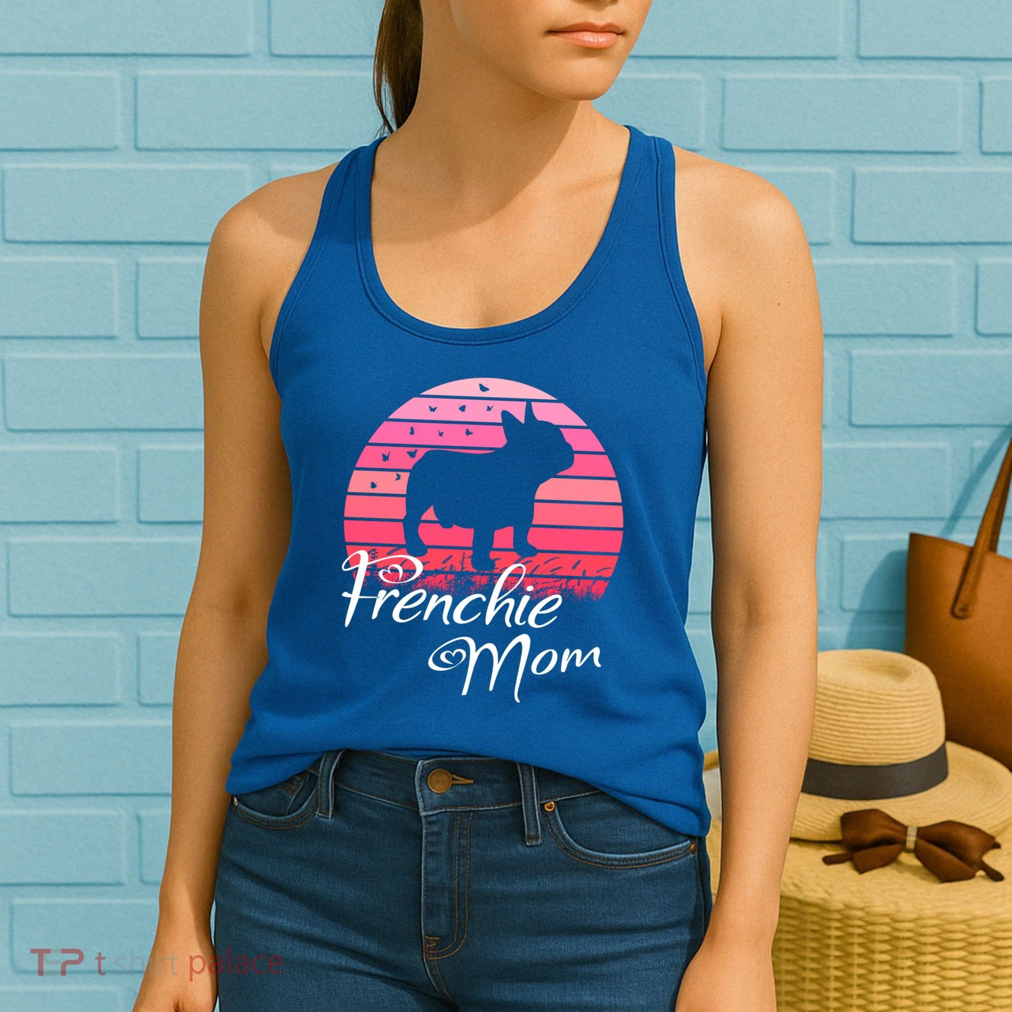 French Bulldog Frenchie Mama Dog Sayings Gift Women's Tank Top