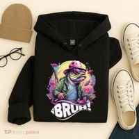 Funny Bass Fishing Bruh Hoodie thumb 4