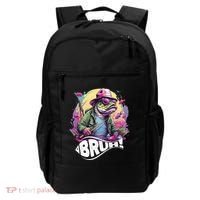 Funny Bass Fishing Bruh Backpack thumb 0