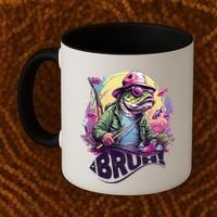 Funny Bass Fishing Bruh Coffee Mug thumb 2