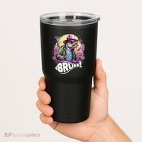Funny Bass Fishing Bruh Tumbler thumb 2