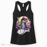 Funny Bass Fishing Bruh Women's Tank Top thumb 0