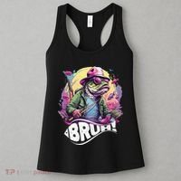 Funny Bass Fishing Bruh Women's Tank Top thumb 3