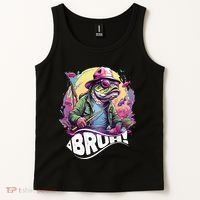 Funny Bass Fishing Bruh Tank Top thumb 2