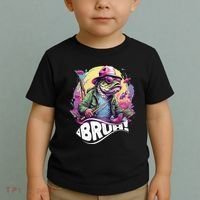 Funny Bass Fishing Bruh Toddler T-Shirt thumb 2