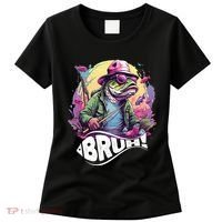 Funny Bass Fishing Bruh Women's T-Shirt thumb 0