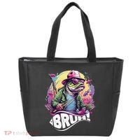 Funny Bass Fishing Bruh Tote Bag thumb 0
