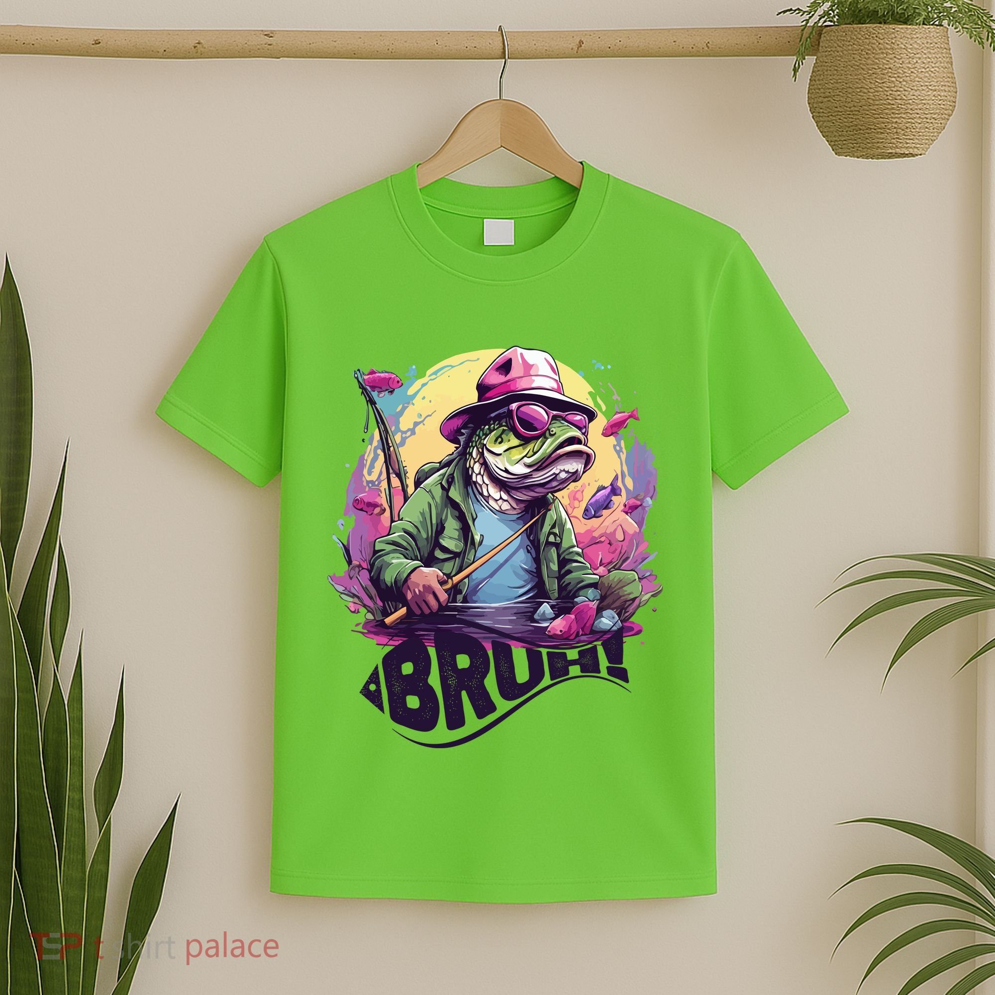 Funny Bass Fishing Bruh T-Shirt