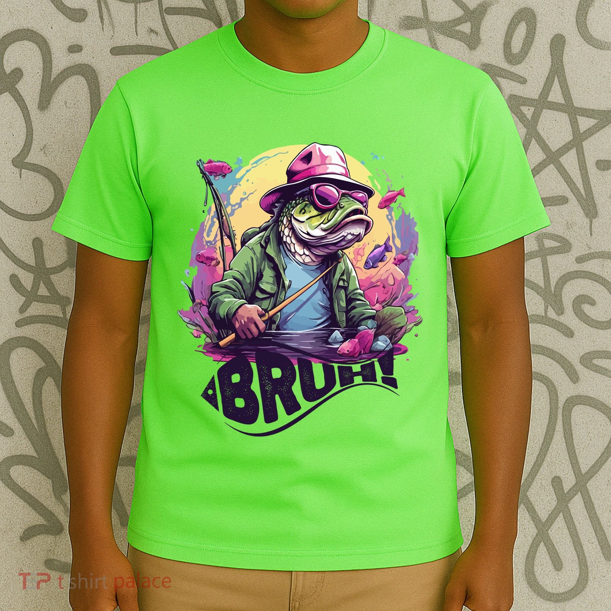 Funny Bass Fishing Bruh T-Shirt