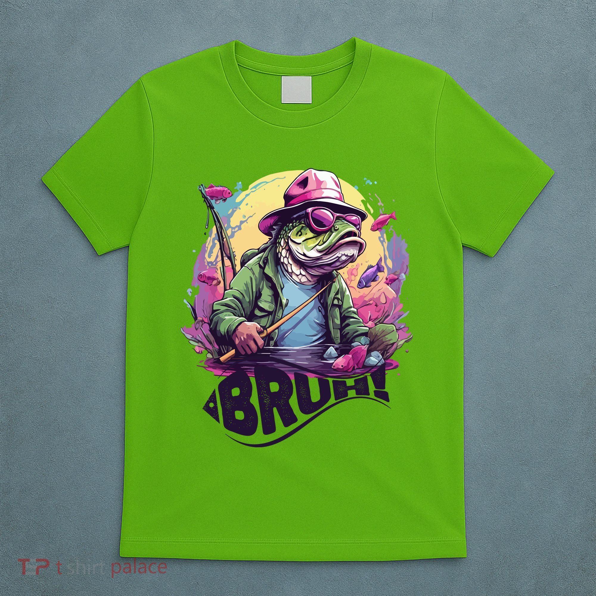 Funny Bass Fishing Bruh T-Shirt