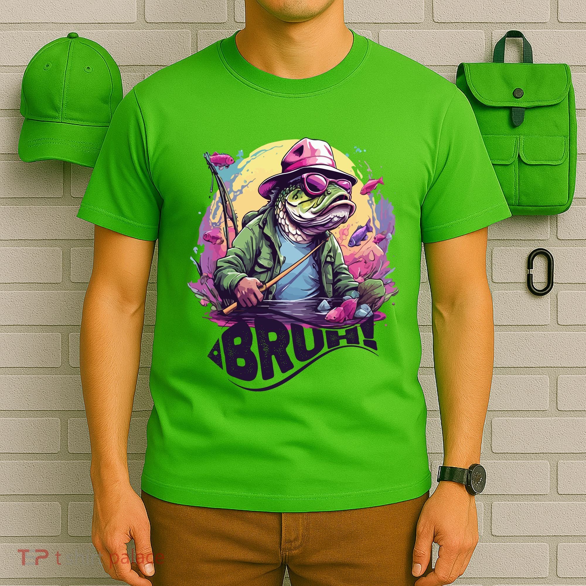 Funny Bass Fishing Bruh T-Shirt