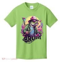 Funny Bass Fishing Bruh Kids T-Shirt thumb 0