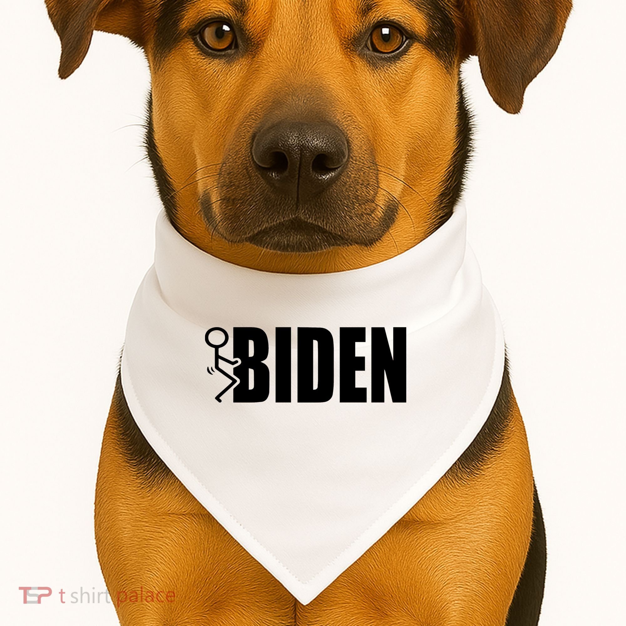 Fuck Biden USA-Made Doggie Bandana