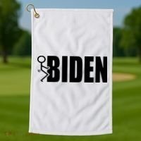 Fuck Biden Golf Towel thumb 1