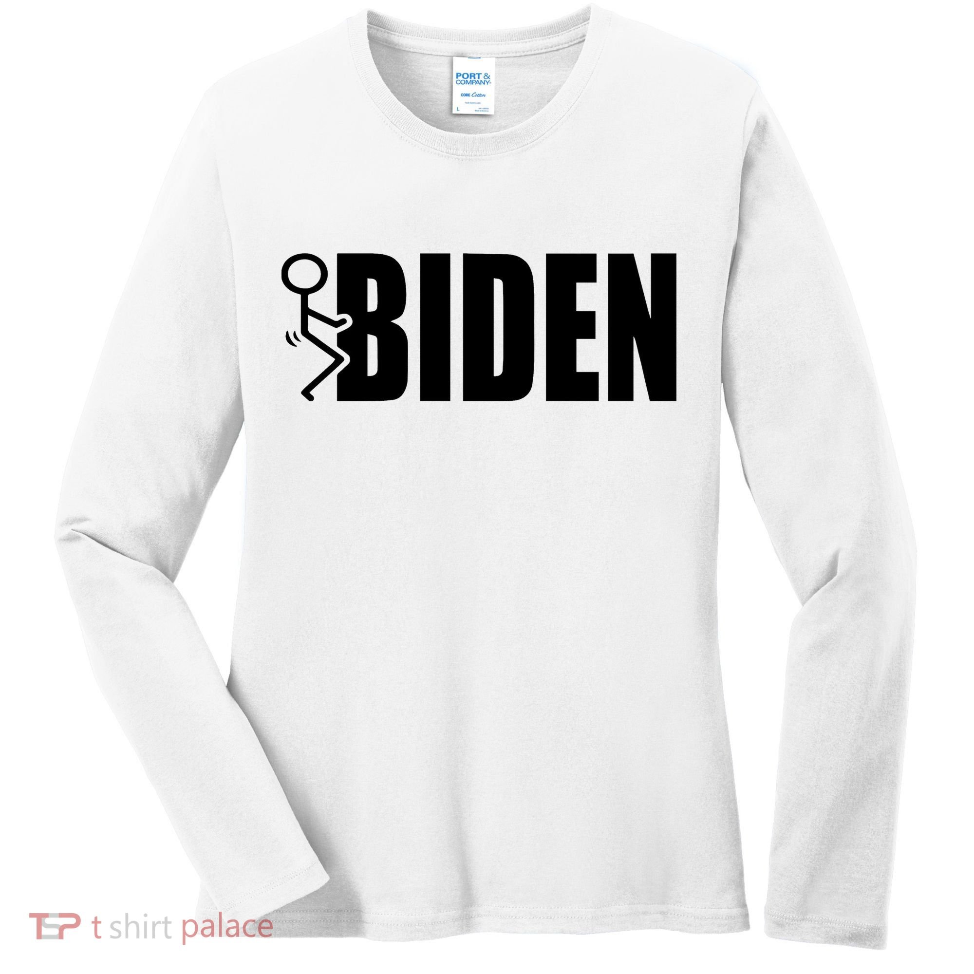 Fuck Biden Women's Long Sleeve Shirt