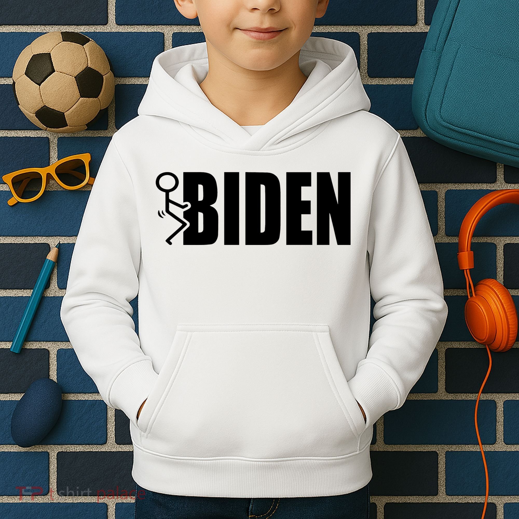 Fuck Biden Kids Hoodie