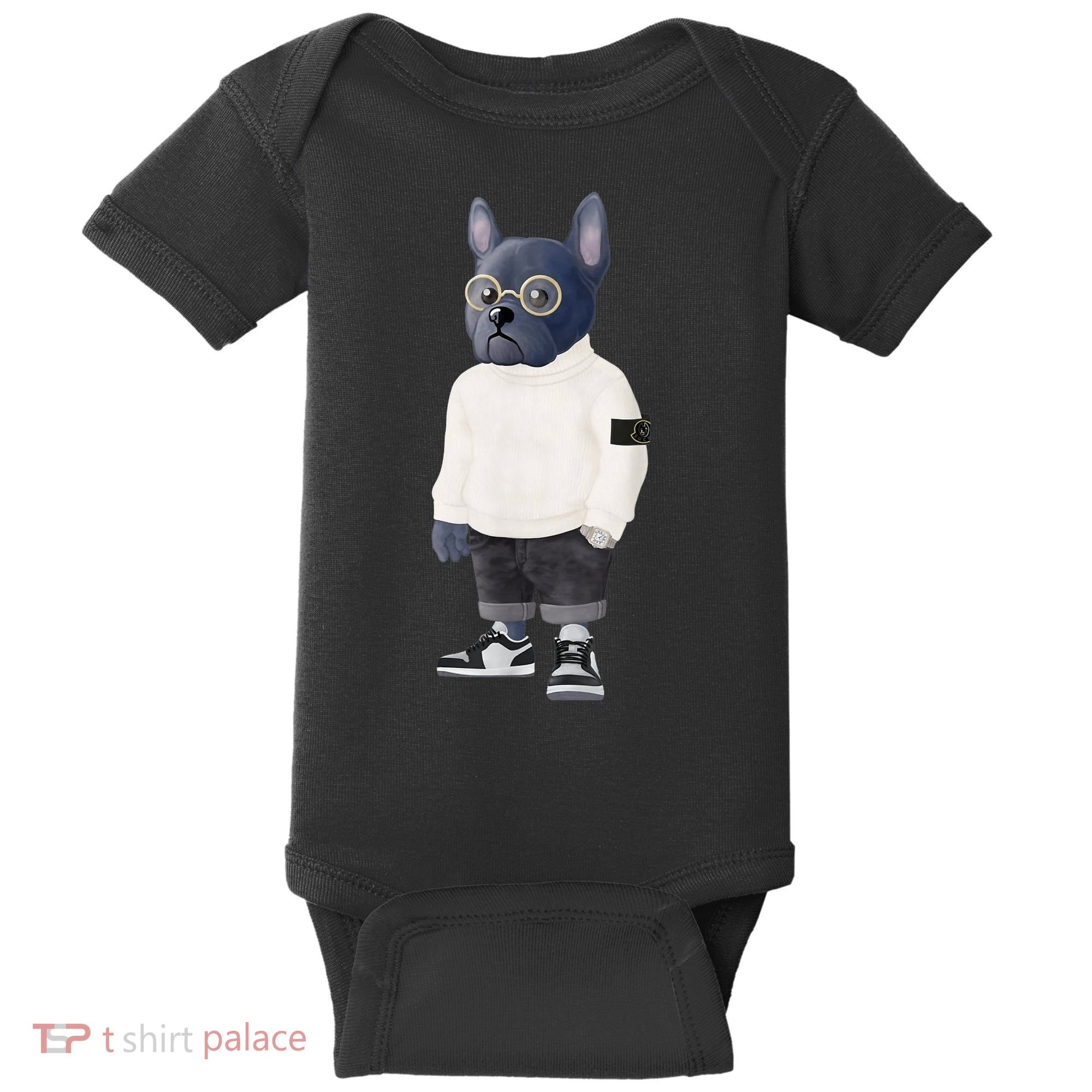 French Bulldog Baby Bodysuit