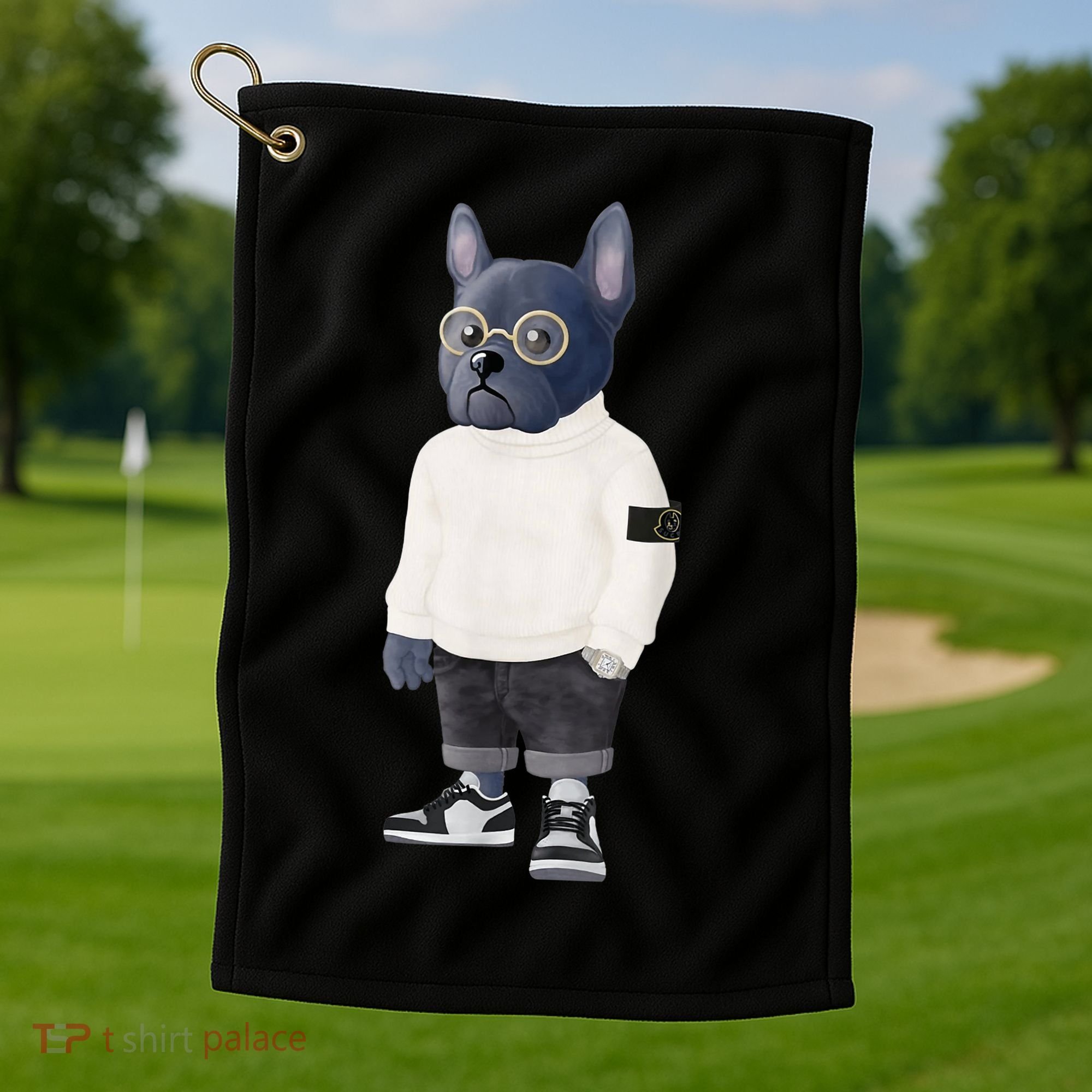 French Bulldog Golf Towel