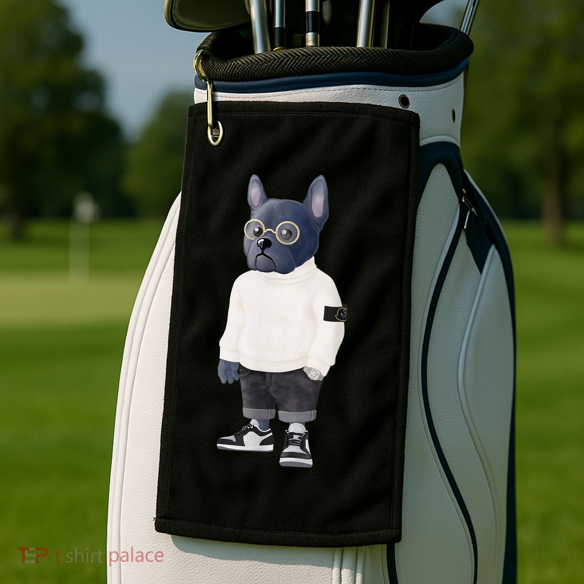 French Bulldog Golf Towel