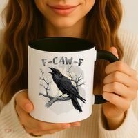F-Caw-F Bird Coffee Mug thumb 3