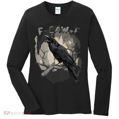 F-Caw-F Bird Women's Long Sleeve Shirt
