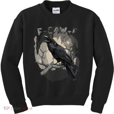 F-Caw-F Bird Kids Sweatshirt