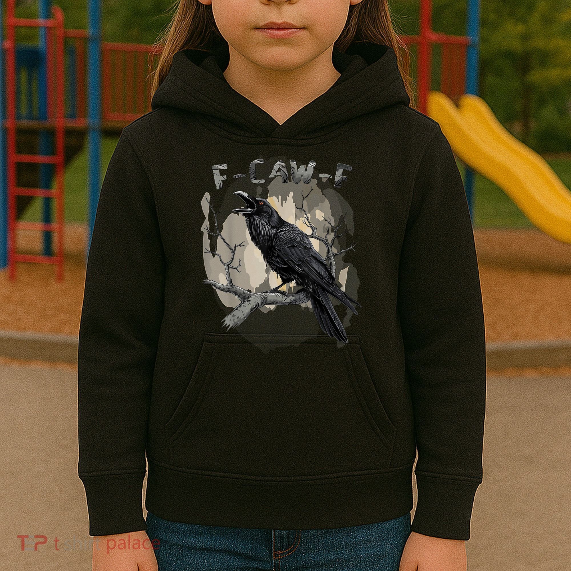 F-Caw-F Bird Kids Hoodie