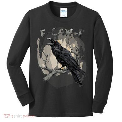 F-Caw-F Bird Kids Long Sleeve Shirt