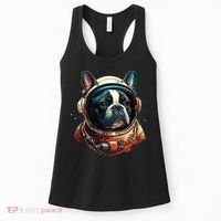 French Bulldog Frenchie Astronaut in the Space Women's Tank Top thumb 0