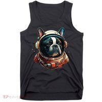 French Bulldog Frenchie Astronaut in the Space Tank Top thumb 0