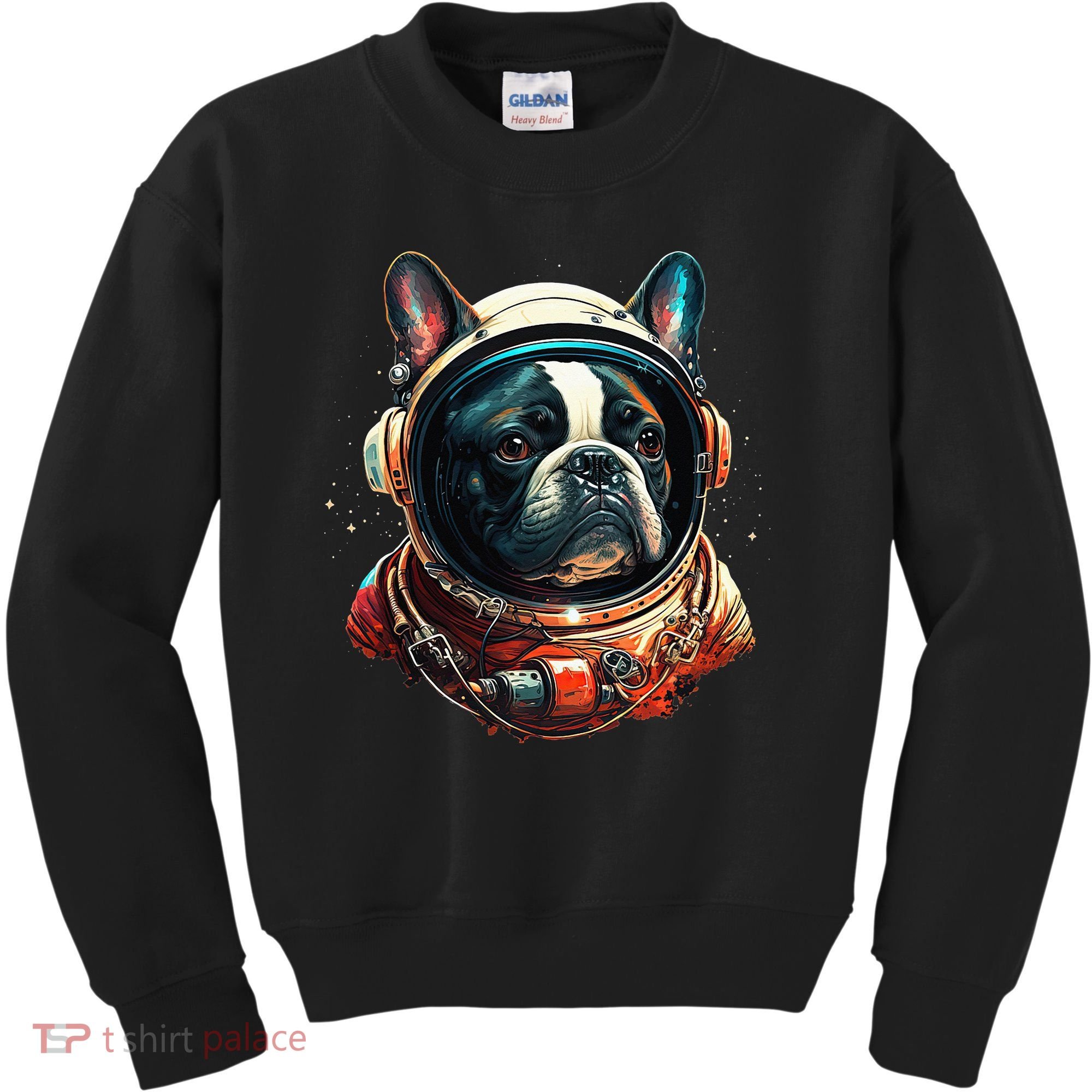 French Bulldog Frenchie Astronaut in the Space Kids Sweatshirt