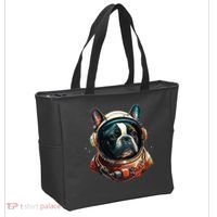 French Bulldog Frenchie Astronaut in the Space Tote Bag thumb 2