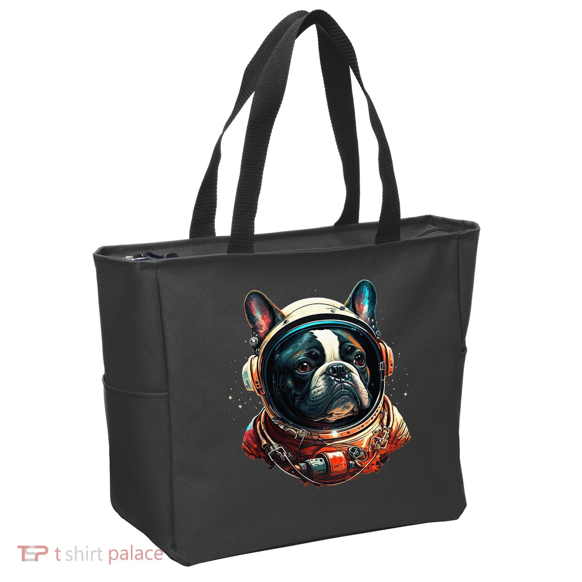French Bulldog Frenchie Astronaut in the Space Tote Bag