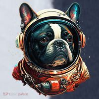 French Bulldog Frenchie Astronaut in the Space Sport-Tek Competitor United Soccer Jersey thumb 4