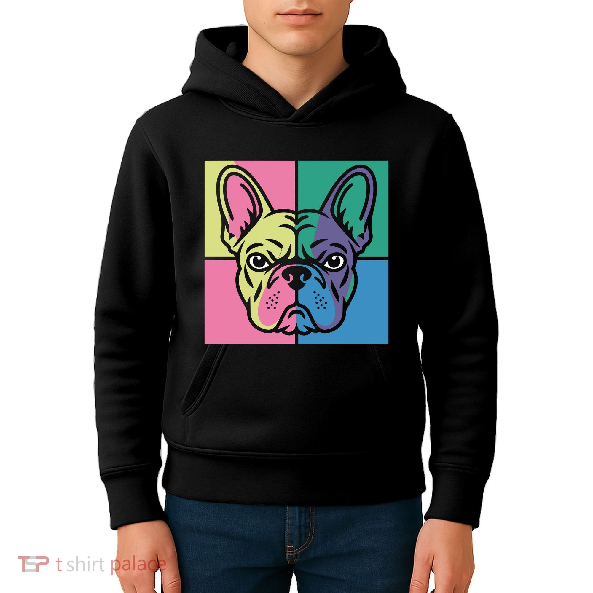 French Bulldog Kids Hoodie