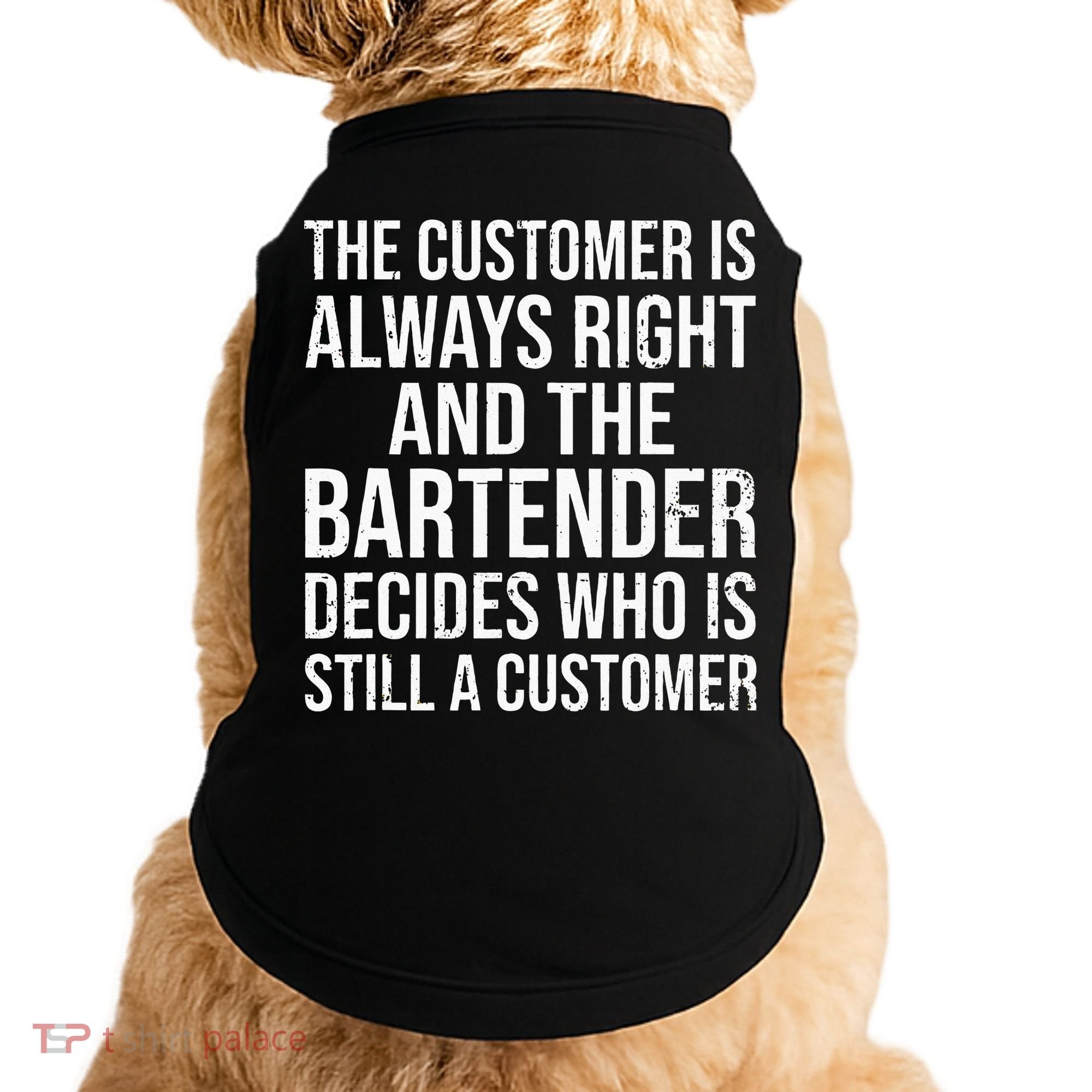 Funny Bartender Doggie Tank