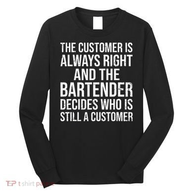 Funny Bartender Long Sleeve Shirt