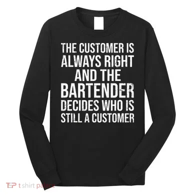 Funny Bartender Long Sleeve Shirt