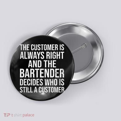 Funny Bartender Button