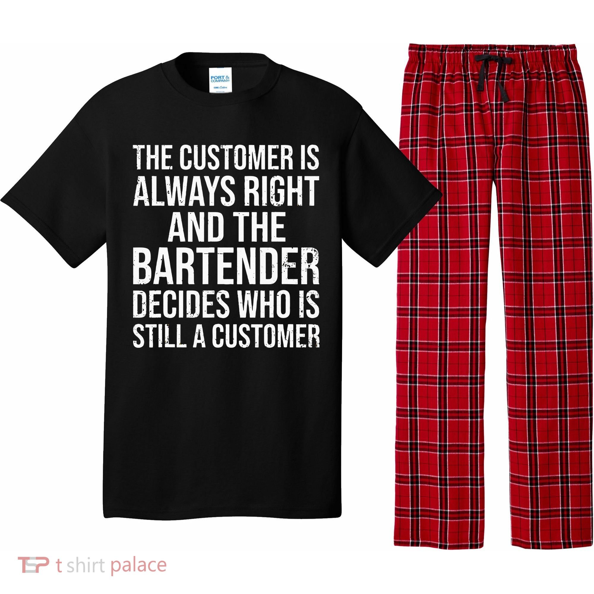 Funny Bartender Pajama Set