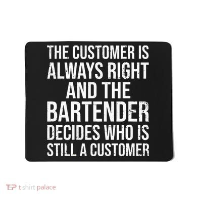 Funny Bartender Mousepad