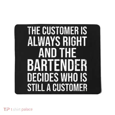 Funny Bartender Mousepad