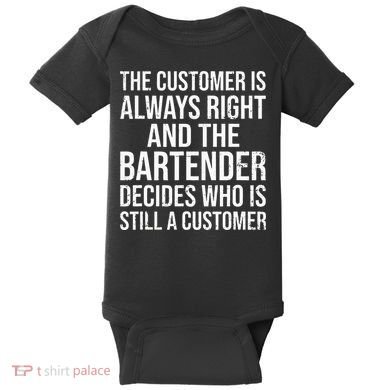 Funny Bartender Baby Bodysuit