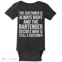 Funny Bartender Baby Bodysuit thumb 0