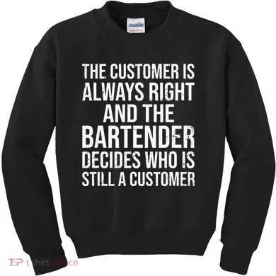 Funny Bartender Kids Sweatshirt